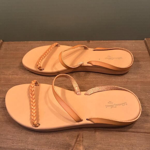 Universal Thread Womens Brown Slip On Sandals Size 8 - Picture 3 of 5